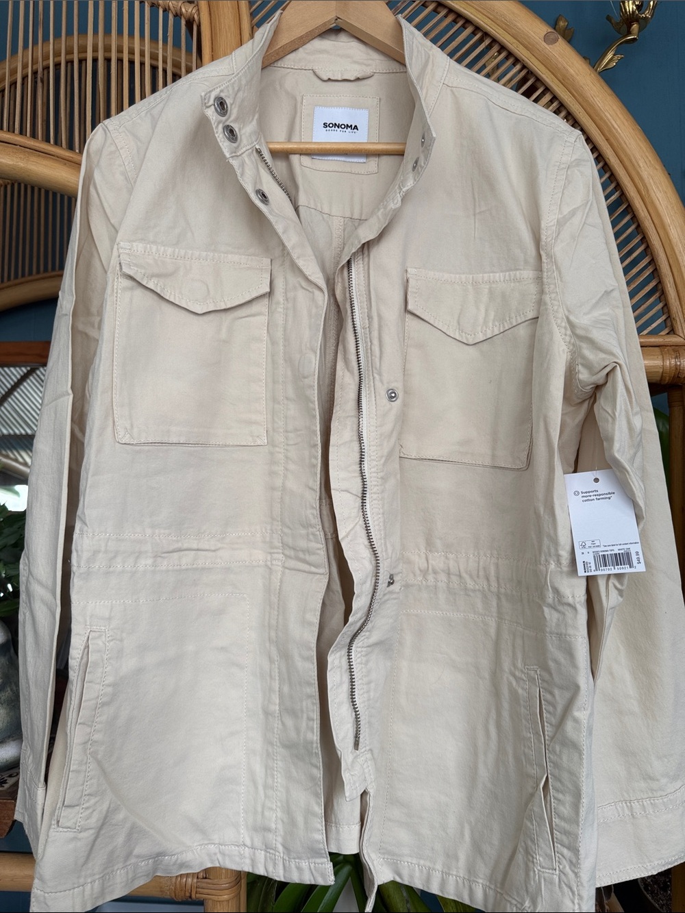 Sonoma Cream Utility Field Jacket